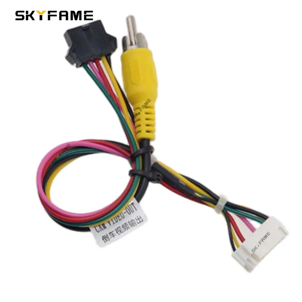 

SKYFAME автомобильный адаптер LVDS к CVBS AHD декодер видеобокс для Toyota Camry Prado RAV4 Tundra Sienna Tacoma Hilux 4Runner