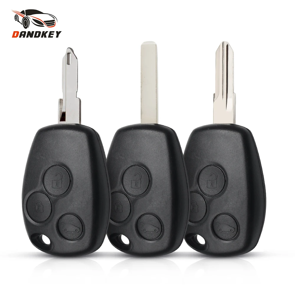 

Dandkey 2 Buttons Remote Key Shell For Renault Duster Clio DACIA 3 Twingo Logan Sandero Modus For Nissan Fob Car Alarm Key Case