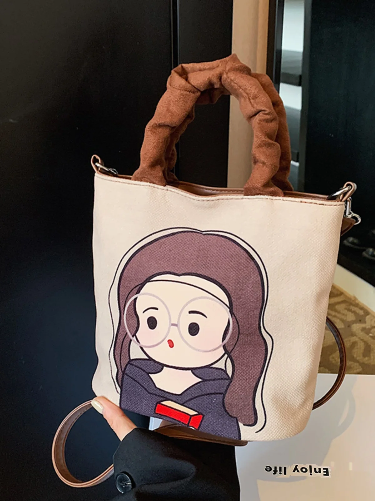 Осенне-зимняя универсальная маленькая сумка для женщин новинка 2024 милая