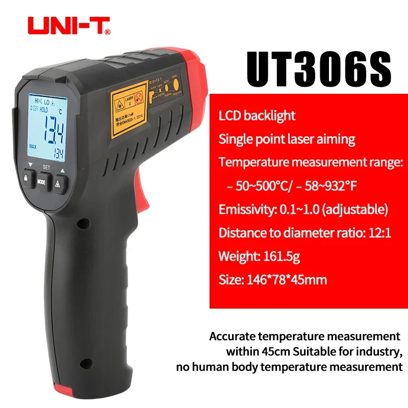

UNI-T UT306S/UT306C Инфракрасный термометр