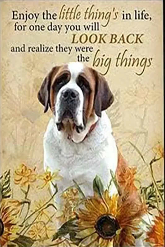 Винтажный жестяной знак наслаждайтесь маленькими вещами в жизни они были