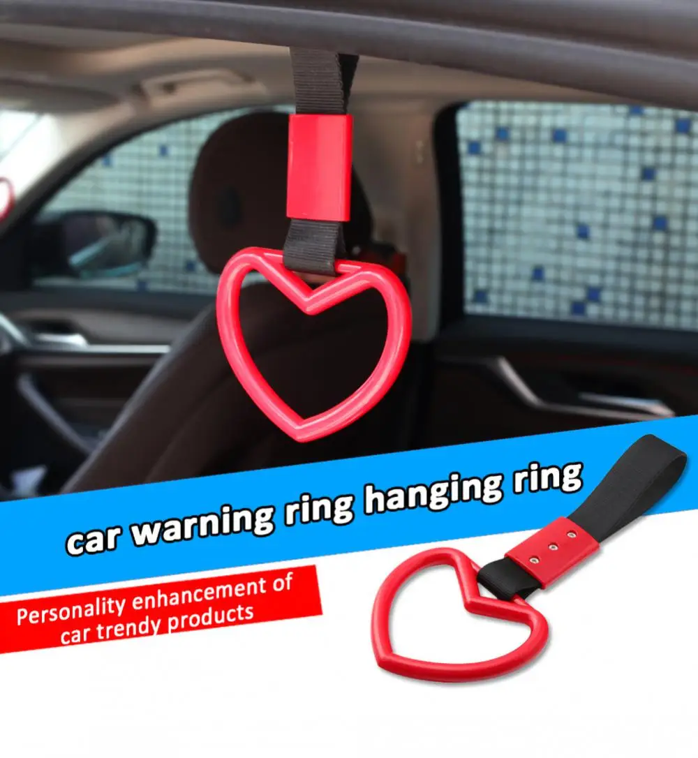 

Автомобильный интерьер задний бампер предупреждающее кольцо автомобильное предупреждающее висячее кольцо безопасное ручное кольцо в фор...