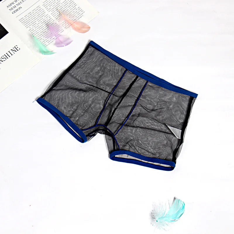 Мужские прозрачные плавки пляжные шорты водонепроницаемые мужские спортивные