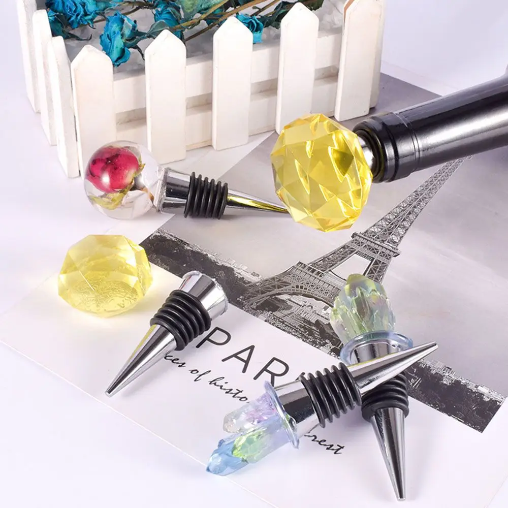 

Bar Tools Party Supplies Red Wine Bottle Stopper Bottle Stopper Decoration Mold Silicone Mold Epoxy Crystal Cluster