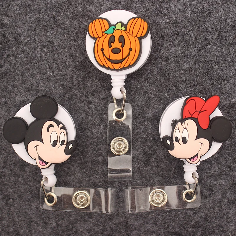 Стильный масштабируемый бейдж с мультяшными героями Диснея Микки и Минни Маус