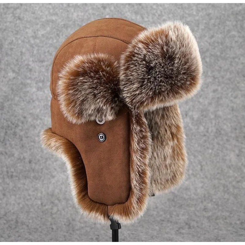 В наличии Ушанка мужская шапка больших размеров для защиты ушей защита от холода