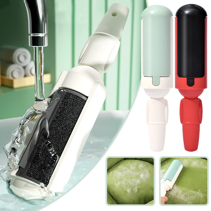

Pet Hair Remover Clothes Electrostatic Multi-purpose Brush Cat Dog Hair Sticker Roller Sticker Self-cleaning Lint Hair Remover