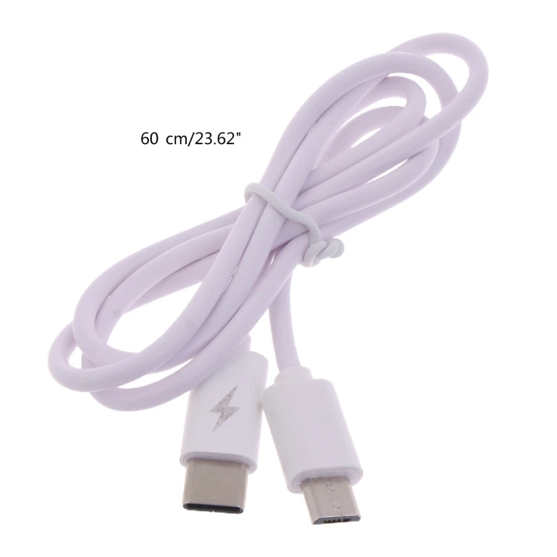 Type-C  To Micro USB Cable For Phone Laptop Tablet Cord Wire Male To Male 60cm Fast-Charging Data Adapter 5V 2A 10W images - 6
