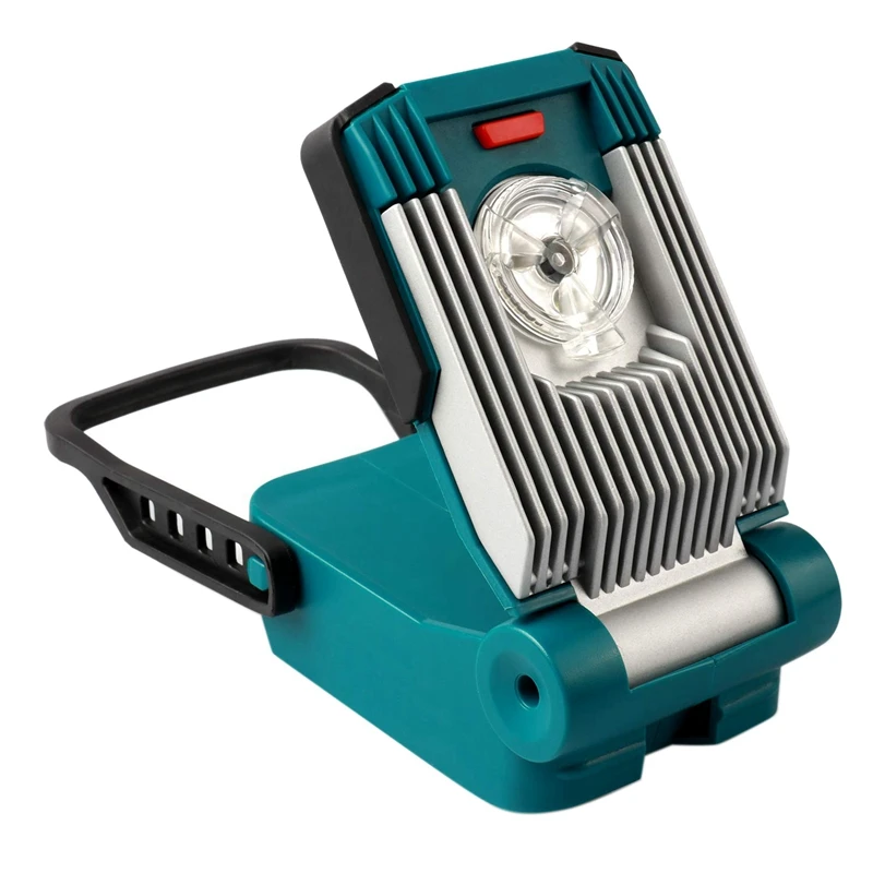 For Makita 14.4V/18V 9W LED Work Light Lithium Battery USB Portable Outdoor Lamp Spotlight Flashlight