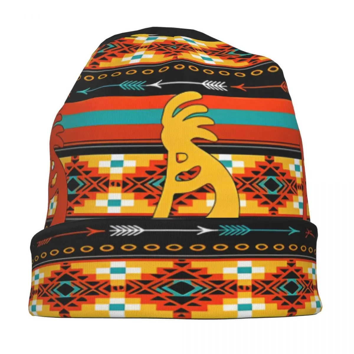 Kokopelli с американским рисунком тонкие шапки в стиле хип-хоп двухслойная шляпа