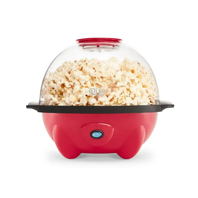 

qt. Stirring Popcorn Popper with Lid for Serving Bowl & Convenient Storage, 18 Cups – Red Bowl for soup Salad bowl lunch box