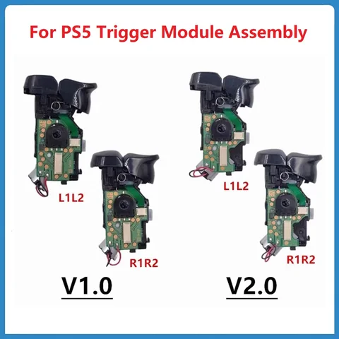 1 пара для PS5 L1 R1 L2 R2 триггерный модуль в сборе для PlayStation 5 V1 V2 ручки вибропусковые кнопки Запчасти для мотора