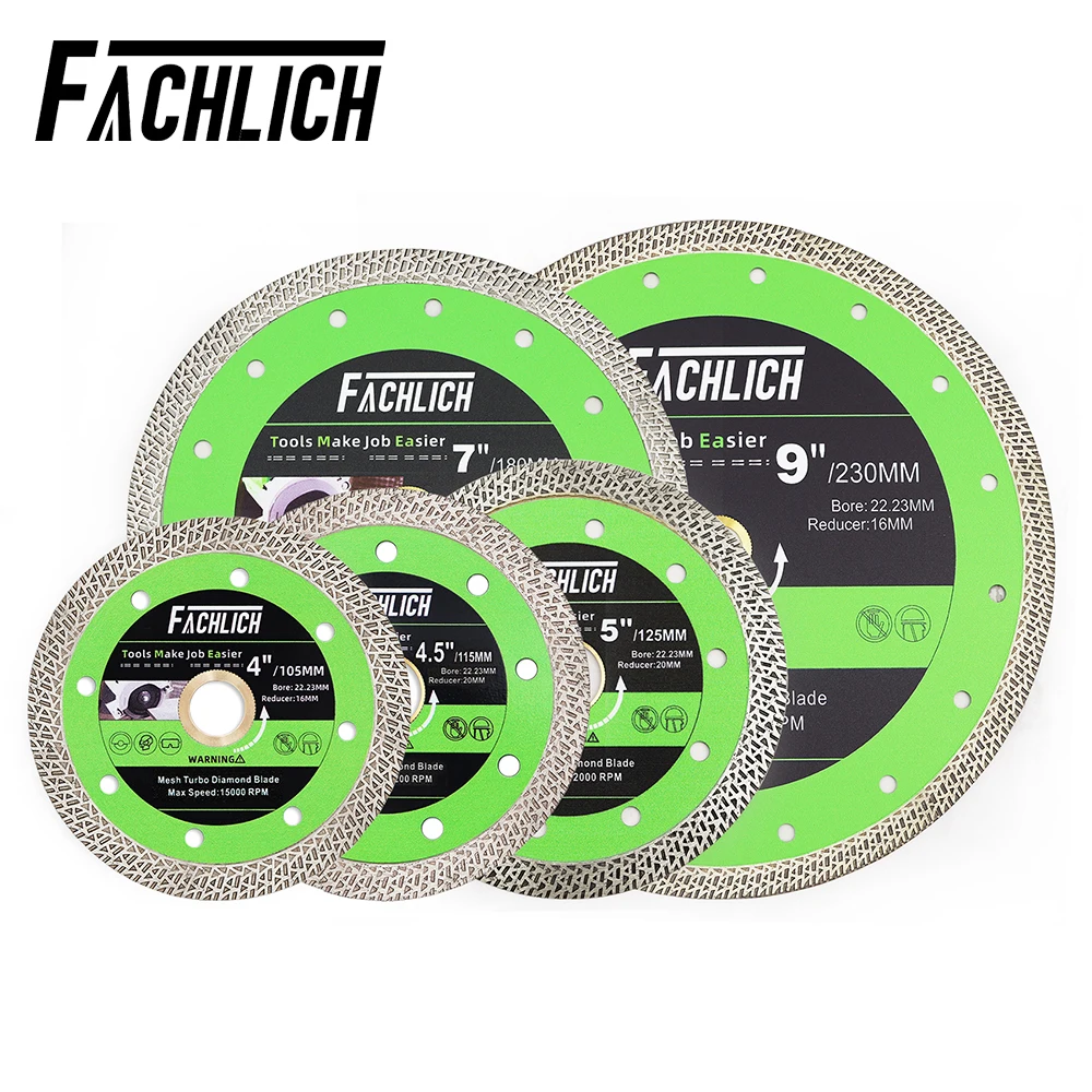 Дисковая пила для резки мрамора, гранита, плитки, керамики, 1 шт., Dia105/115/125/180/230 мм