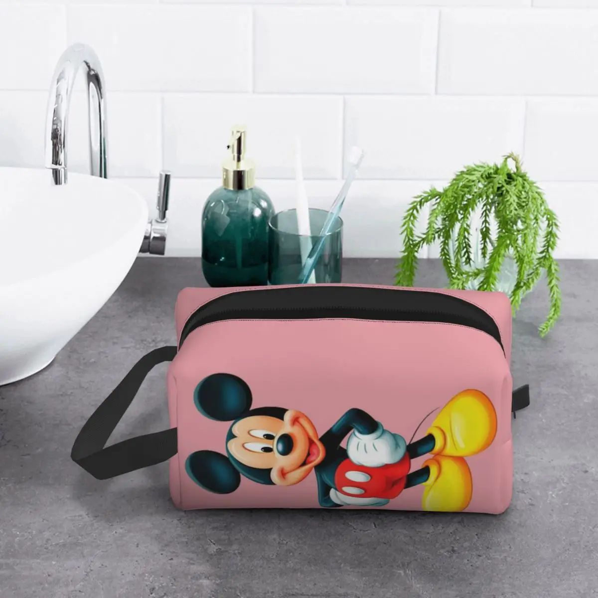 Женская дорожная косметичка с Микки Маусом и Минни