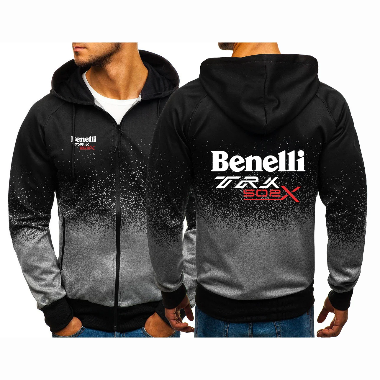 

Benelli TRK 502X 2022 весенне-осенняя куртка с принтом на молнии в стиле панк повседневные Харадзюку с градиентными цветами искусственные пальто с к...
