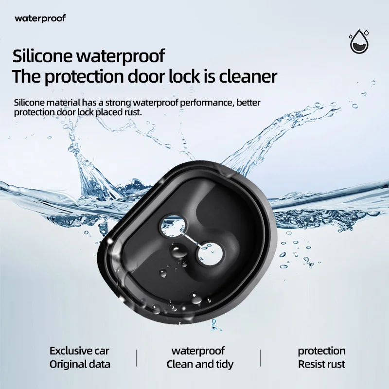 4 шт. силиконовый защитный чехол с пряжкой для дверного замка автомобиля Geely BINRAY
