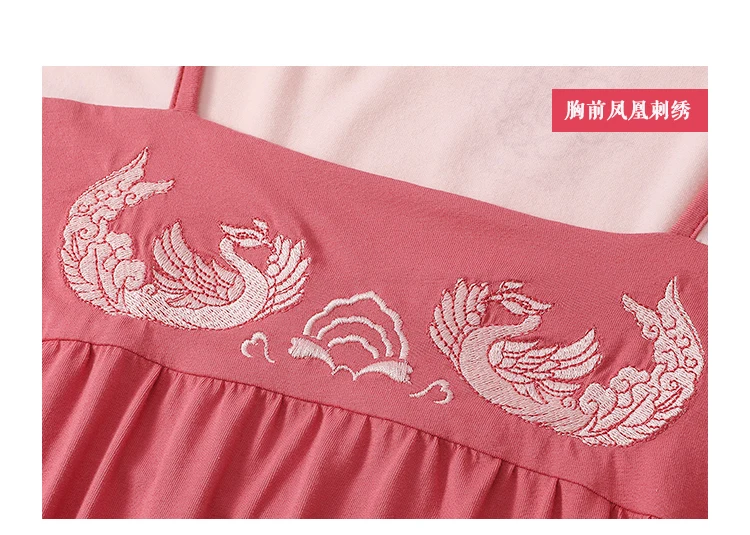 National Style Home Wear Autumn and Winter Medium Thick Cotton the Male Phoenix Pursui Embroidery Ancient Style Pajamas