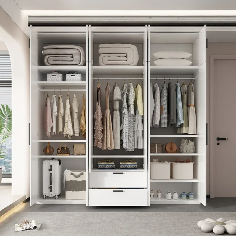 Шкафы с ящиками для хранения белый органайзер складные простые шкафы