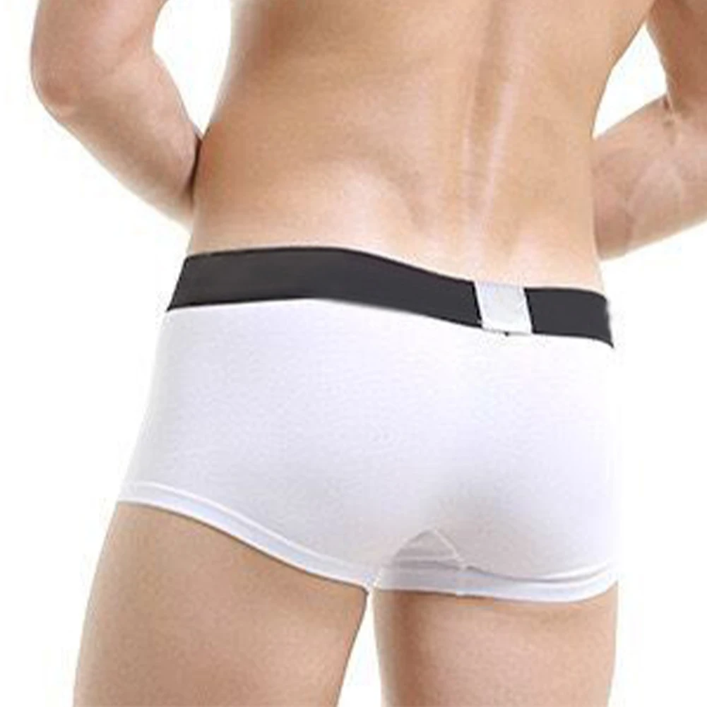 

Boxers Shorts Men Cotton Plaid Bulge Shorts U Convex Pouch Underwear Youth Underpants Briefs Trunks Swimwear Underclothes