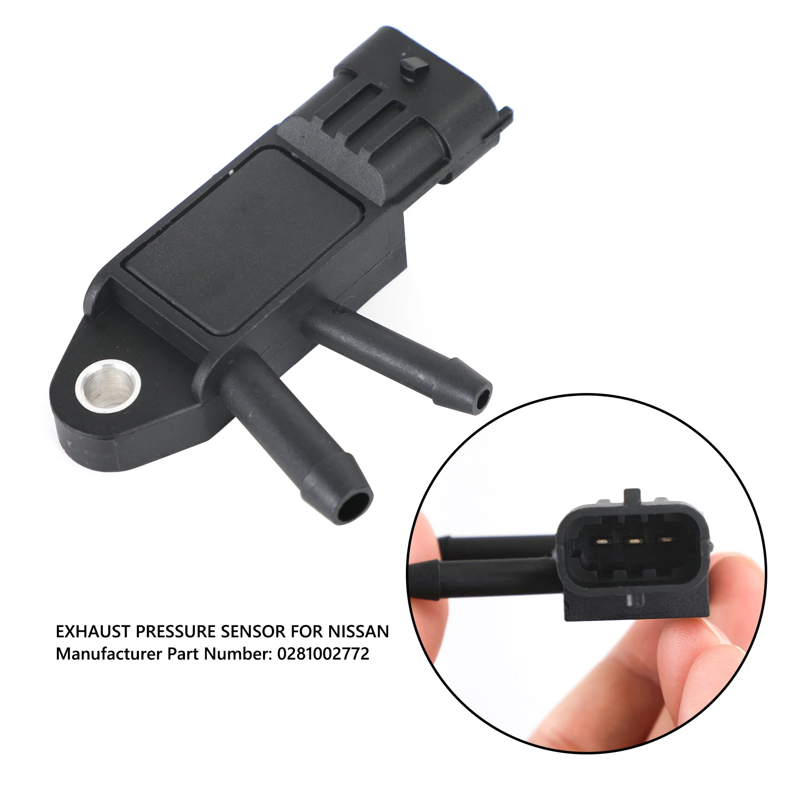 

Areyourshop DPF датчик давления выхлопных газов для Benz A B класса Qashqai X-Trail 0281002772 автозапчасти