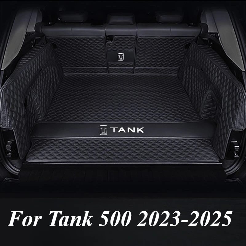 Фото Для Great Wall Motors Tank 500 2023 2024 2025 Полнозакрытая накладка на багажник, специально для украшения салона автомобиля, аксессуары №2