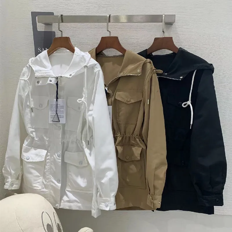 

2022 Spring Autumn Trench Coat new Ladies Trench Coat Elegant Slim Women Windbreakers Plus Size Casual Trench Coat Femme Coat