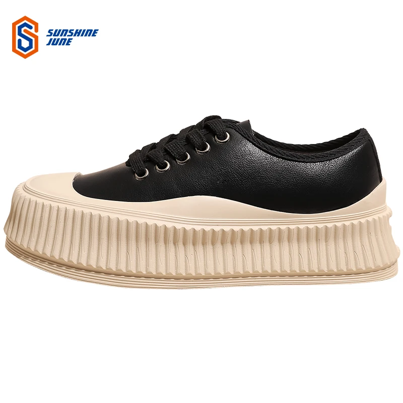 Women ins Thick-soled white shoes women's 2021 new autumn casual shoes women luxury All-match shoes Women platform shoes