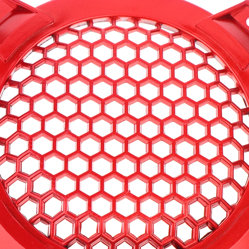 4-дюймовый красный пластиковый автомобильный аудиодинамик решетка сабвуфера