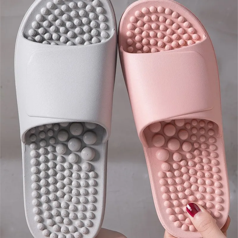 

Massage Slipper Female Summer Acupoint Foot Therapy Shoe Indoor Home Soft Bottom Bathroom Anti-Slip Foot Bottom Massager