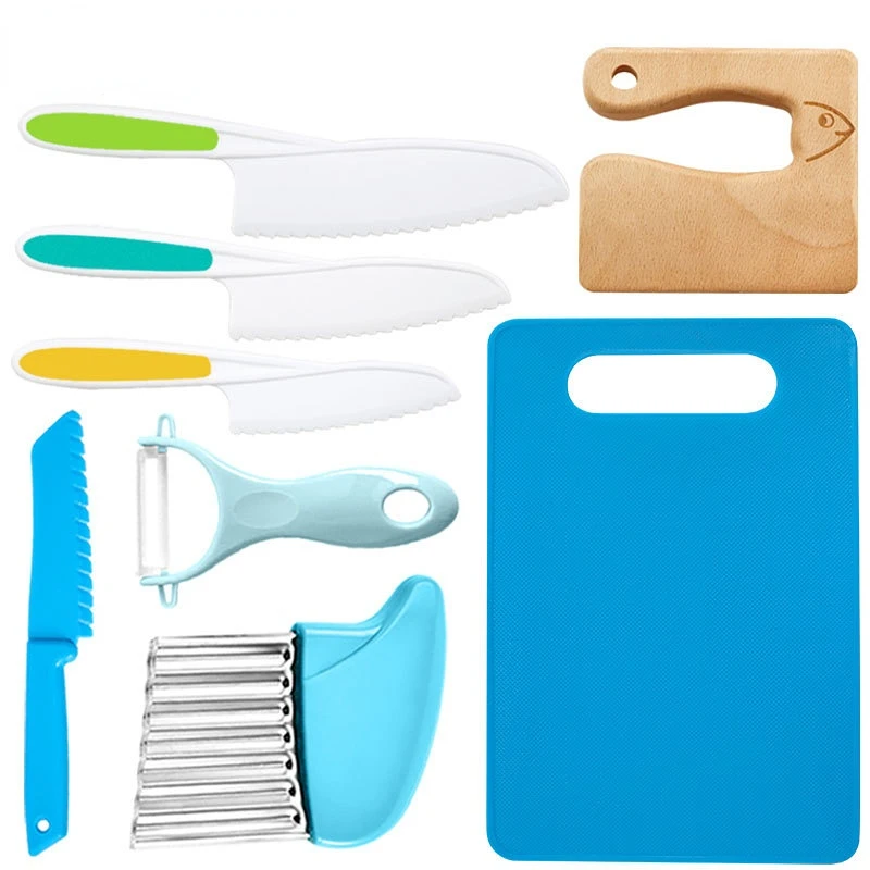 

8 шт., детские безопасные пластиковые ножи для фруктов