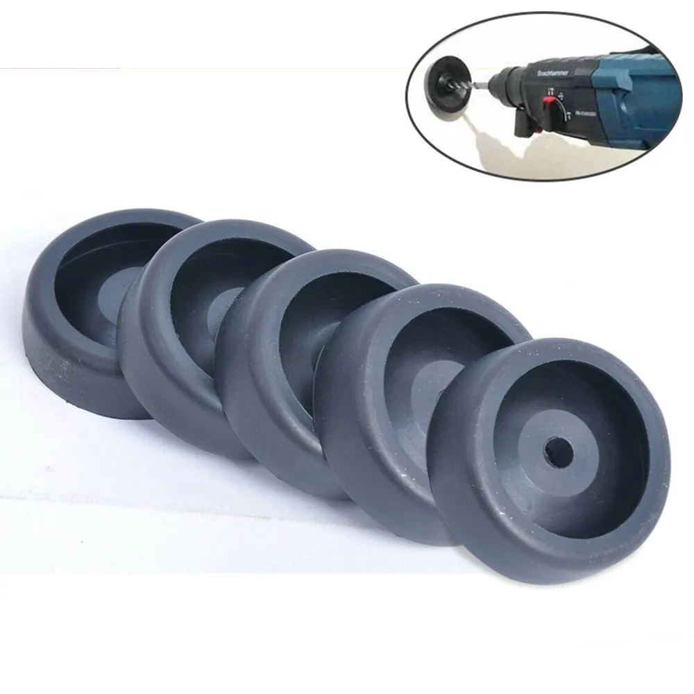 

Great Price & Quality 5Pcs Collector Dust Electric Hammer Home Rubber Cover Drill Tools Parts Tools Top-quality Xmas Gift