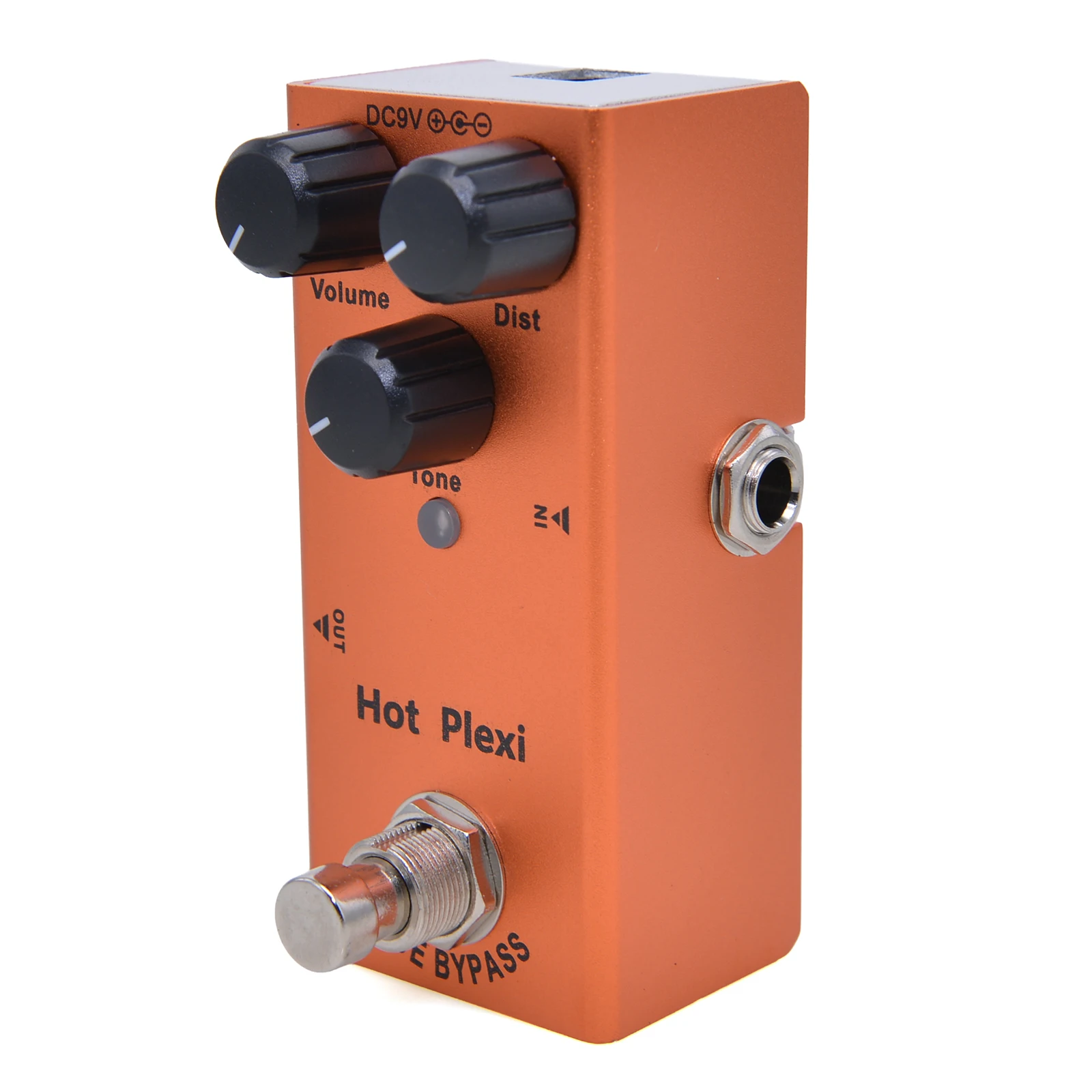 Фото Электрогитарная педаль Hot Plexi с расширенными эффектами дисторшн для электрогитары, с функцией True Bypass. №3