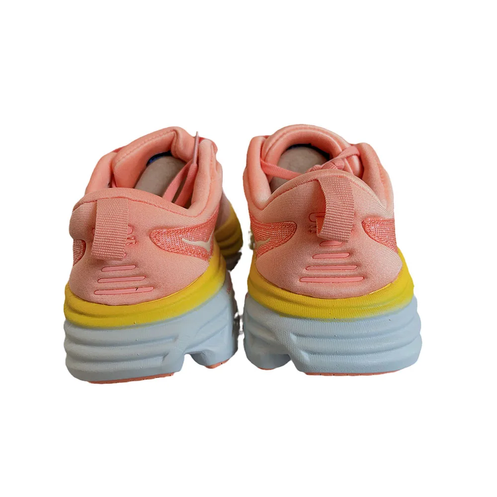 HOKA Sneakers for Men Bondi 8 Lowtop Elastic Outdoor Running Shoes Women Casual Road Shock Absorption Couple Sneaker Mens Tennis