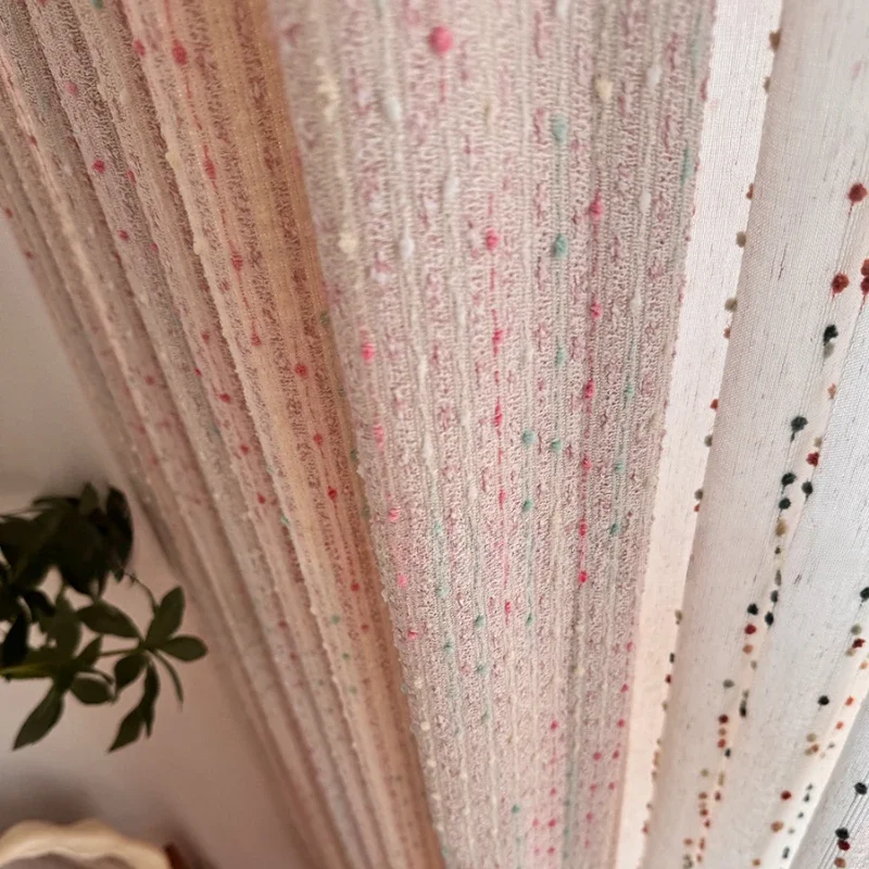 Милые шерстяные разноцветные украшения в виде фасоли детские шторы из синели для