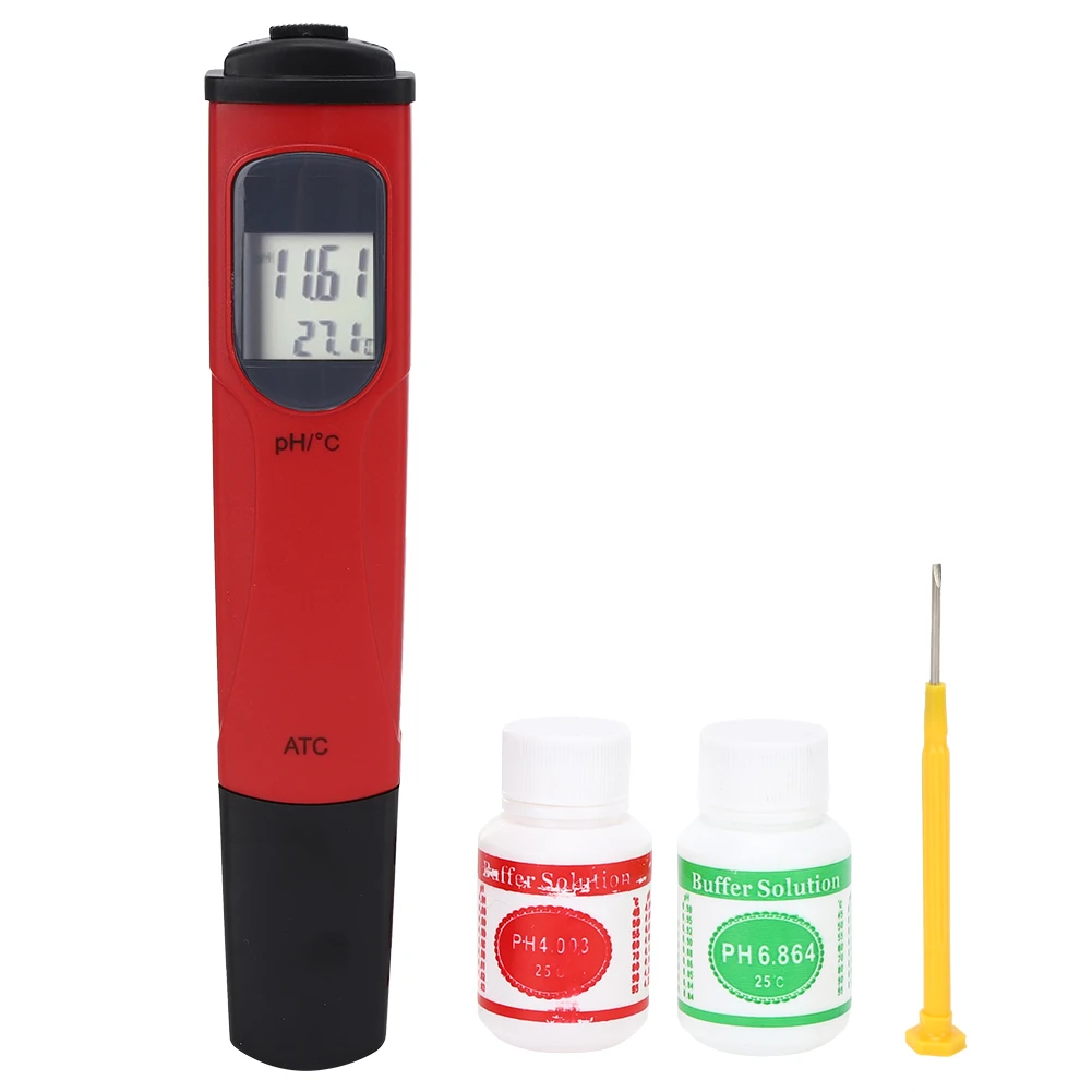 

Portable Temperature pH Meter Accurate Water Quality Testing Tool with Calibration Solution ph ph ph