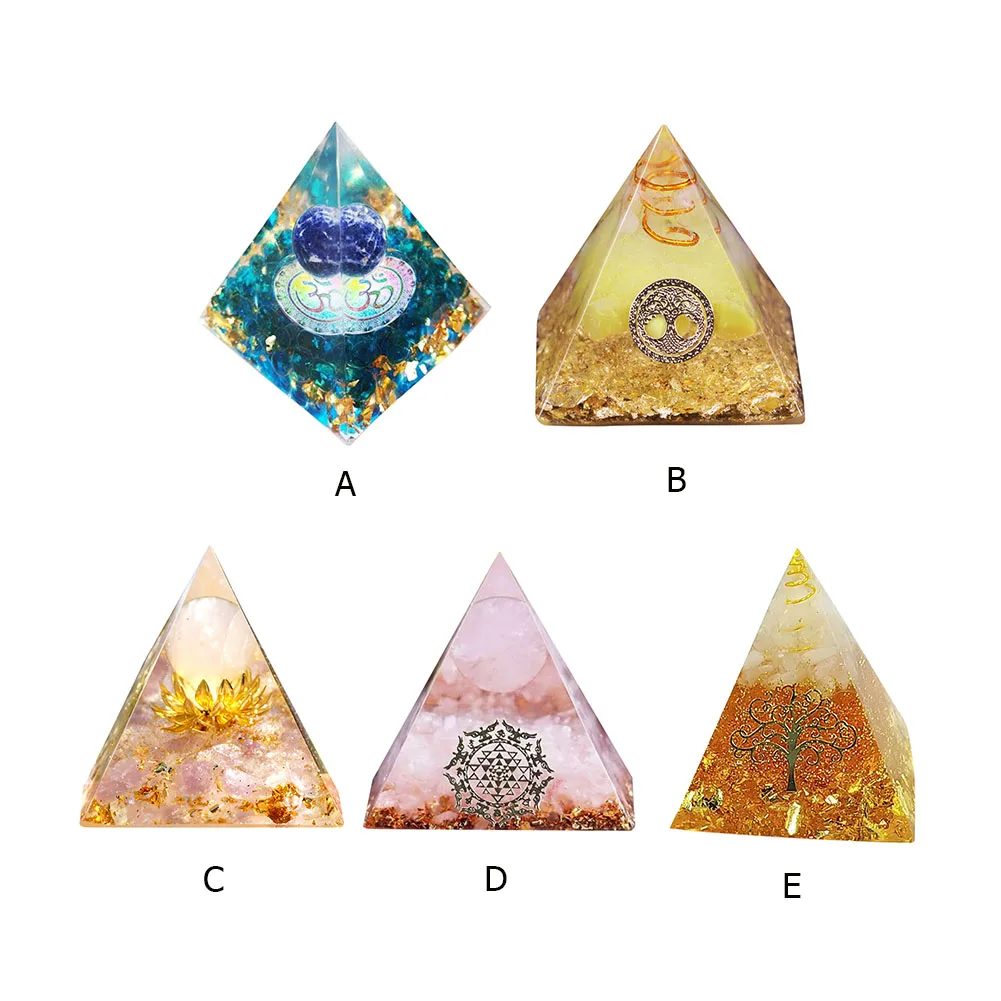 Многоцелевой Оргонит Энергетическая Кристаллическая Пирамида Целебный
