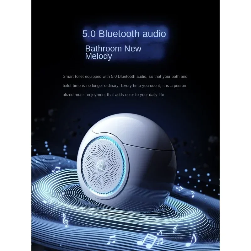 Умный туалет без ограничения давления воды в форме яйца полностью