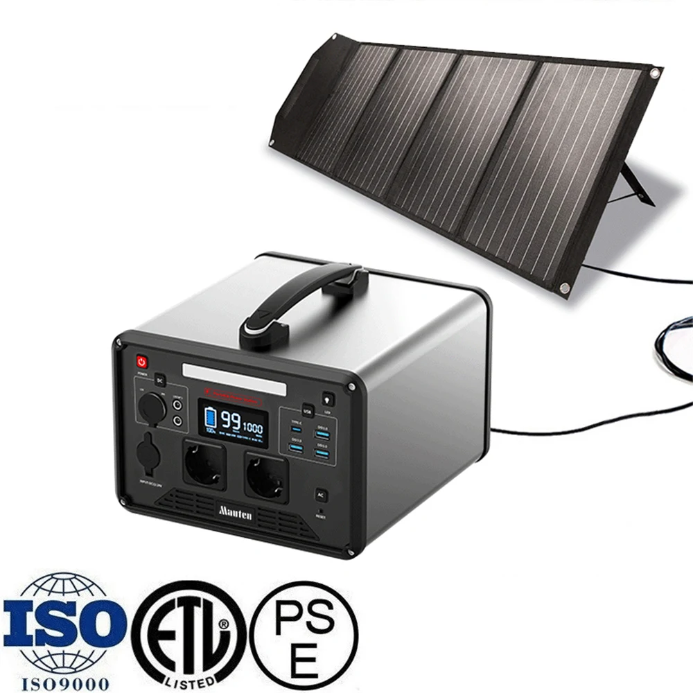 

1000W Home Emergency Backup Power Supply High Power Solar Emergency Backup Solar Portable Mobile Home Outdoor Energy Storage