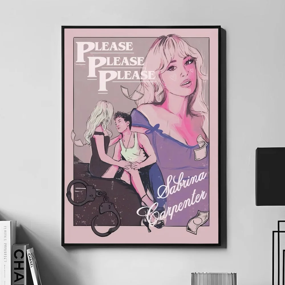 Пожалуйста пожалуйста S-Sabrina C-Плотницкий плакат настенное искусство домашний