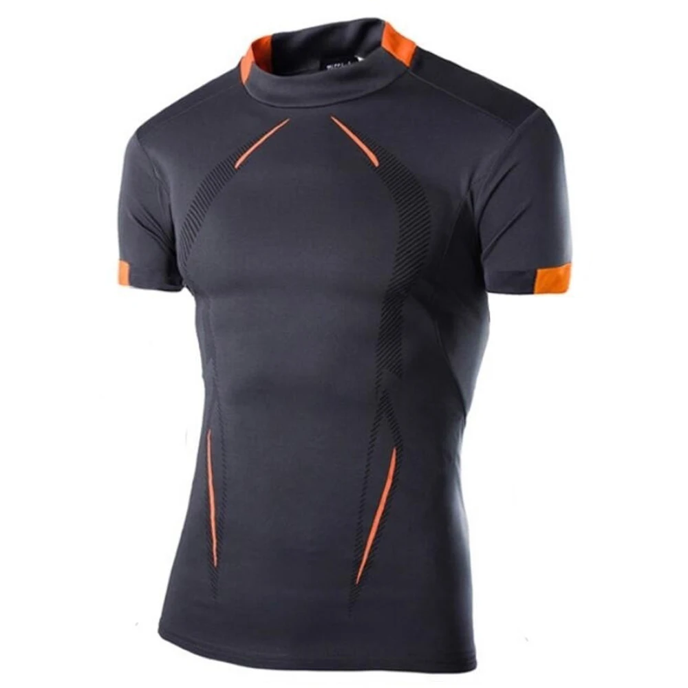 

Мужская спортивная футболка с коротким рукавом и круглым вырезом