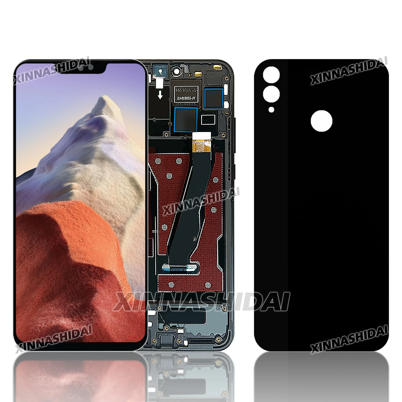 Фото Качество AAA + для Huawei Honor 8X ЖК-дисплей JSN-L22 JSN-L21 дигитайзер сенсорного экрана для Honor 8X дисплей с запасной частью рамки №2