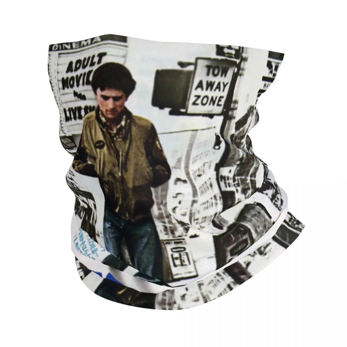 

Плакат Такси, японский плакат, бандана на шею, напечатанный Роберт Де Ниро из фильма, Балаклава, маска, шарф, многофункциональный шарф для езды на велосипеде, пеших прогулок, взрослых