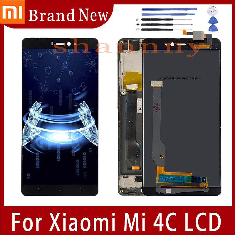 

5.0"Original For Xiaomi Mi 4C LCD For Xiaomi 4C Mi4C Mi-4c LCD Display Touch Screen Panel Digitizer Assembly with Frame