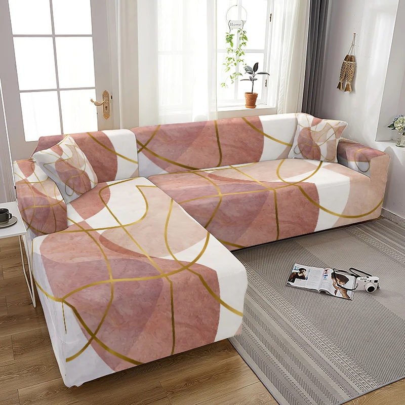 

Чехол для дивана с геометрическим рисунком, украшение для дома, Вихревой рисунок, большие диваны, чехол для гостиной