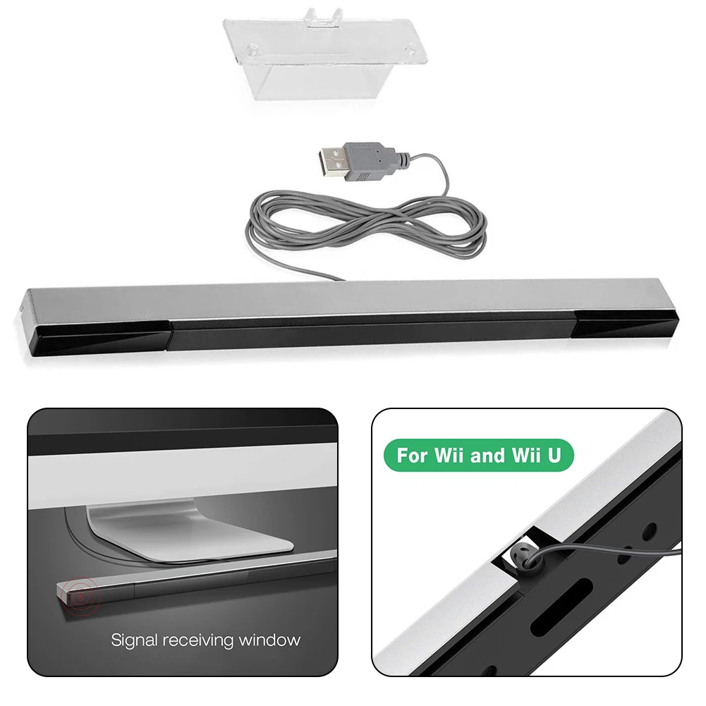Проводной IFor Nfrared Ray SeFor Nsor Bar для Wii U PC Улучшенное NsiFor Ng Точность Для Драйвера