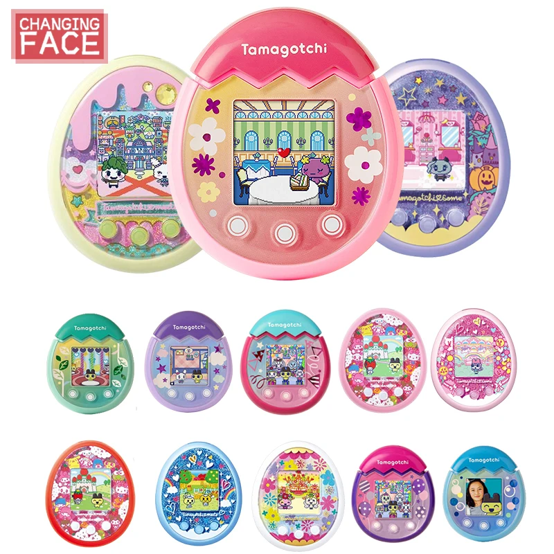 

Tamagotchi Electronic Pet Eggs Original Bandai Pix Some Meets Series Developmental Toys Collectble Plaything Sanrio Pet Egg Gift