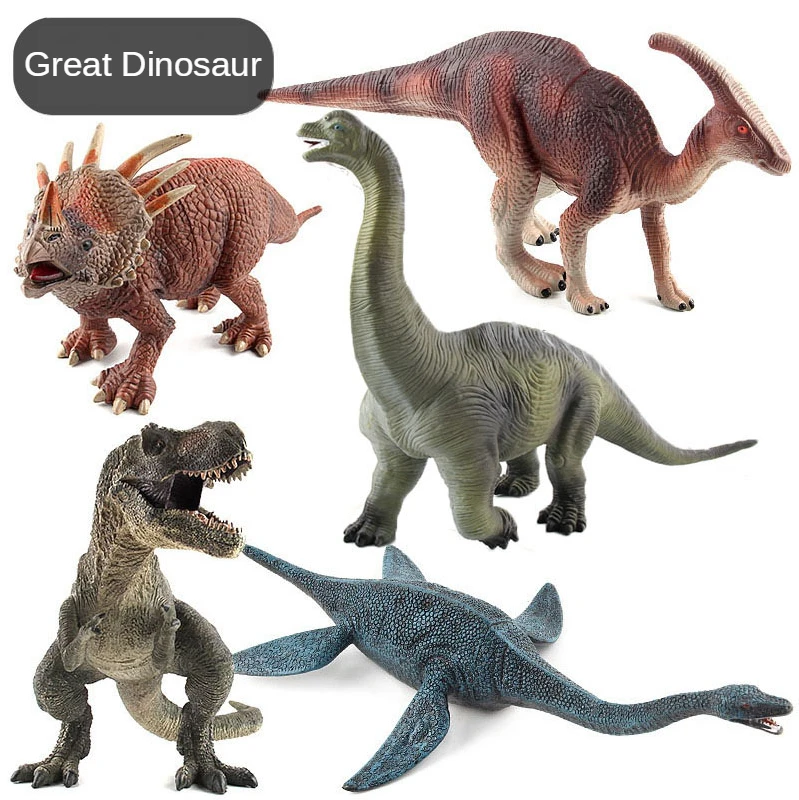 

Big Size Dinosaur Toy Plastic Gorilla Toys Dinosaur Model Brachiosaurus Plesiosaur Action Figures Kids Boy Gift Free Shipping