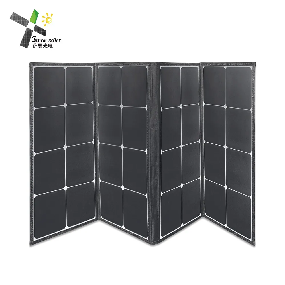 

wholesale high quality waterproof 110w folding solar panel