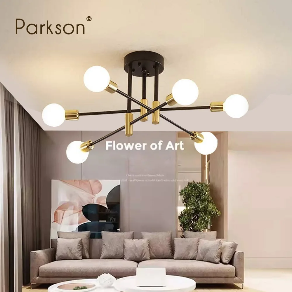 

Modern Creative Celling Lights Warm Romantic Gloden Chandelier Home Lighting Bedroom Dining Room Minimalist Celling Lamp E27