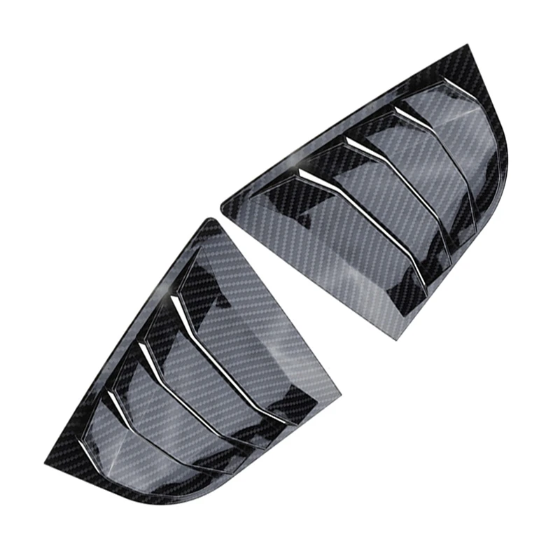 1 пара задних боковых оконных жалюзи спойлер панель 1/4 четверть Крышка для Kia Cerato